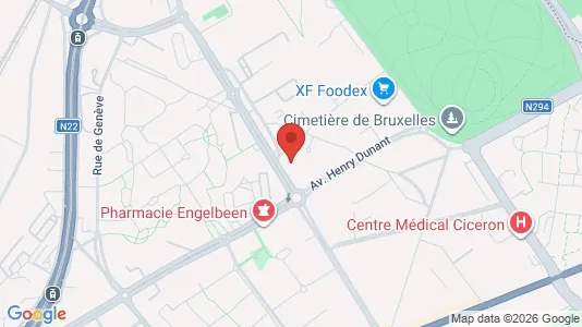 Apartments for rent i Brussels Evere - kort over placeringen