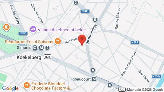Apartments for rent i Brussels Sint-Jans-Molenbeek - kort over placeringen