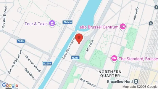 Apartments for rent i Stad Brussel - kort over placeringen