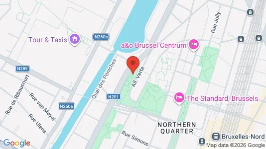 Apartments for rent i Stad Brussel - kort over placeringen