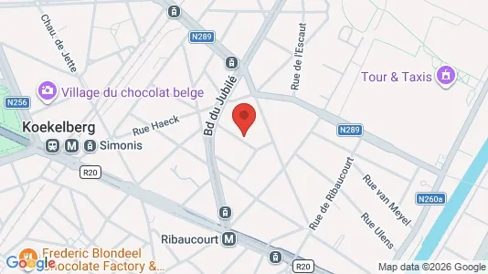 Apartments for rent i Brussels Sint-Jans-Molenbeek - kort over placeringen