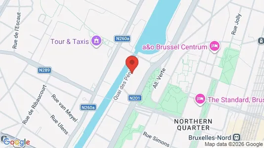 Apartments for rent i Stad Brussel - kort over placeringen
