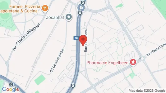 Apartments for rent i Brussels Evere - kort over placeringen