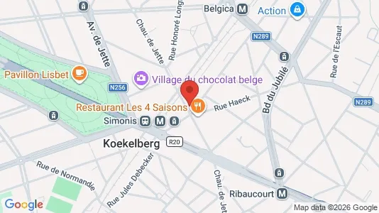 Apartments for rent i Brussels Sint-Jans-Molenbeek - kort over placeringen