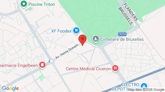 Apartments for rent i Brussels Evere - kort over placeringen