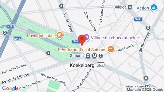 Apartments for rent i Brussels Koekelberg - kort over placeringen