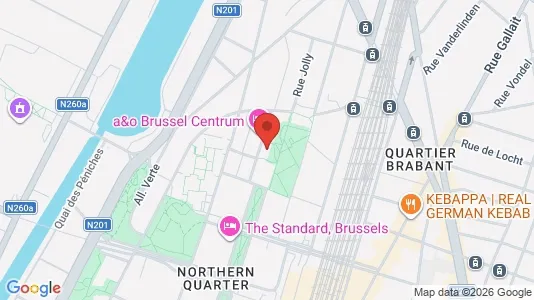 Apartments for rent i Brussels Schaarbeek - kort over placeringen