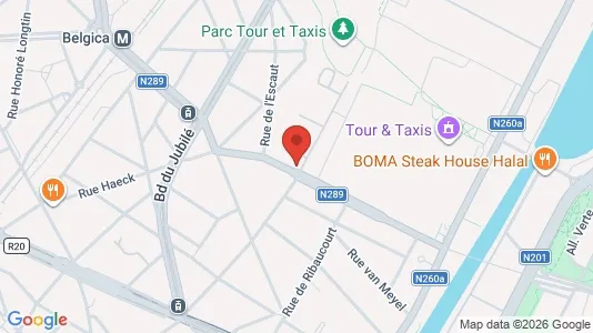 Apartments for rent i Stad Brussel - kort over placeringen