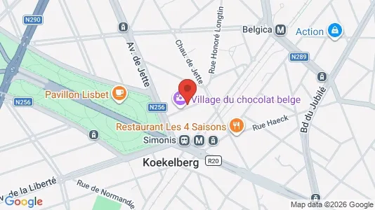 Apartments for rent i Brussels Koekelberg - kort over placeringen