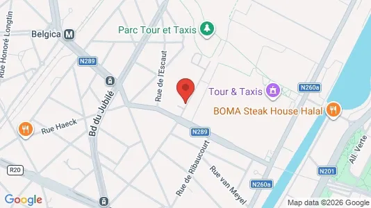 Apartments for rent i Stad Brussel - kort over placeringen