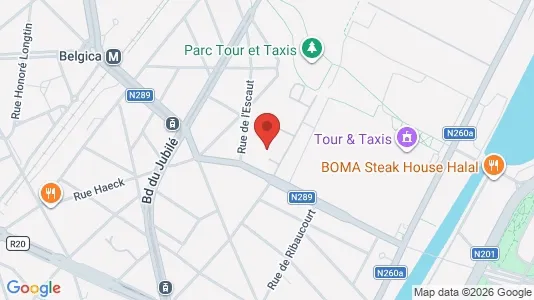 Apartments for rent i Stad Brussel - kort over placeringen