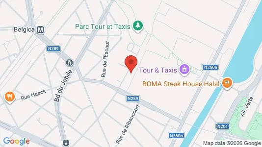 Apartments for rent i Stad Brussel - kort over placeringen