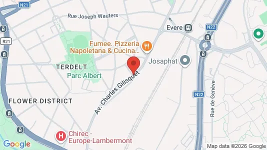 Apartments for rent i Brussels Schaarbeek - kort over placeringen