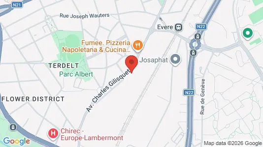 Apartments for rent i Brussels Schaarbeek - kort over placeringen