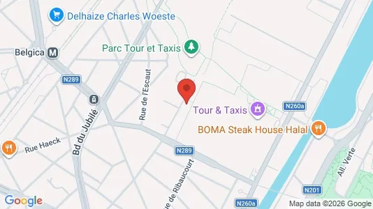 Apartments for rent i Stad Brussel - kort over placeringen