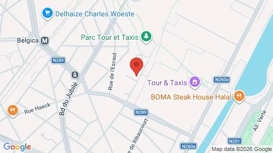 Apartments for rent i Stad Brussel - kort over placeringen