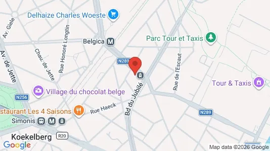 Apartments for rent i Brussels Sint-Jans-Molenbeek - kort over placeringen