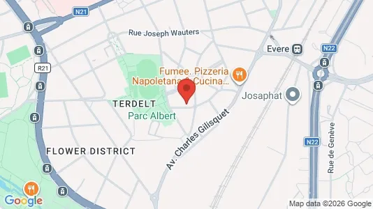 Apartments for rent i Brussels Schaarbeek - kort over placeringen