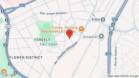 Apartments for rent i Brussels Schaarbeek - kort over placeringen
