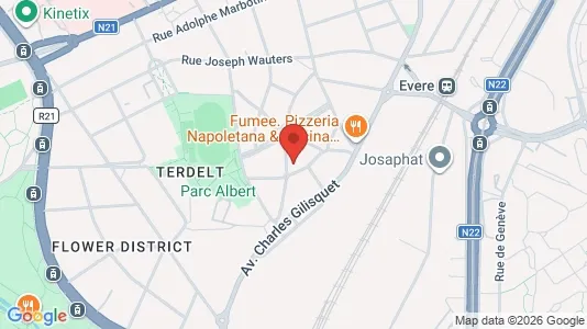 Apartments for rent i Brussels Schaarbeek - kort over placeringen