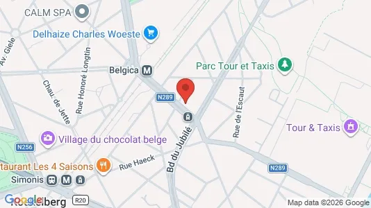 Apartments for rent i Brussels Sint-Jans-Molenbeek - kort over placeringen