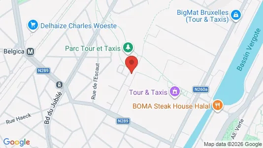 Apartments for rent i Stad Brussel - kort over placeringen