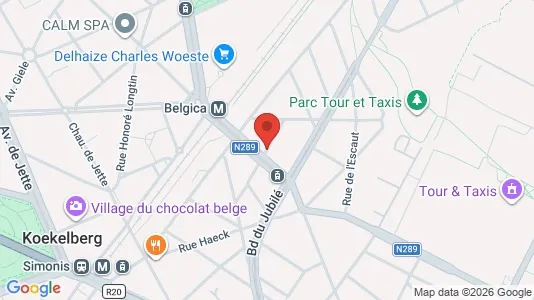 Apartments for rent i Brussels Sint-Jans-Molenbeek - kort over placeringen