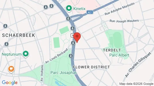 Apartments for rent i Brussels Schaarbeek - kort over placeringen