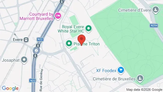 Apartments for rent i Brussels Evere - kort over placeringen