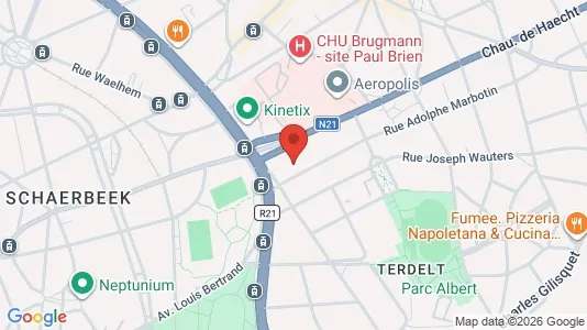 Apartments for rent i Brussels Schaarbeek - kort over placeringen