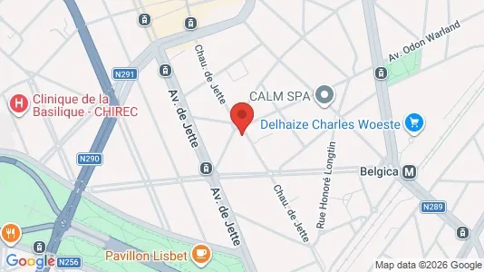 Apartments for rent i Brussels Jette - kort over placeringen
