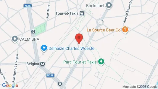 Apartments for rent i Brussels Sint-Jans-Molenbeek - kort over placeringen