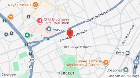 Apartments for rent i Brussels Schaarbeek - kort over placeringen