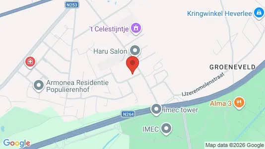 Apartments for rent i Leuven - kort over placeringen