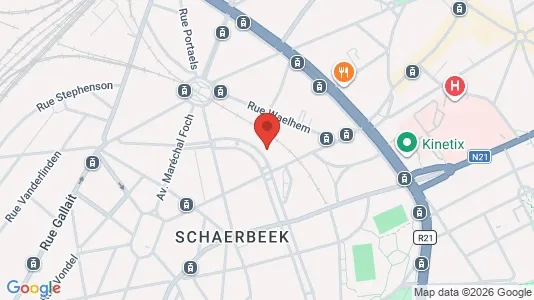 Apartments for rent i Brussels Schaarbeek - kort over placeringen