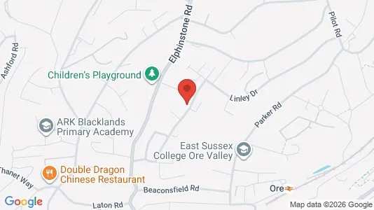 Apartments for rent i Hastings - East Sussex - kort over placeringen
