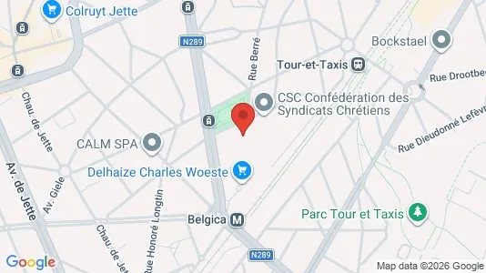 Apartments for rent i Brussels Jette - kort over placeringen