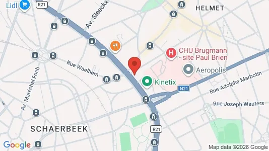 Apartments for rent i Brussels Schaarbeek - kort over placeringen