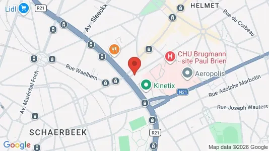 Apartments for rent i Brussels Schaarbeek - kort over placeringen