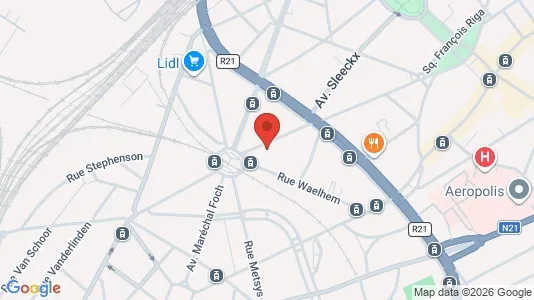 Apartments for rent i Brussels Schaarbeek - kort over placeringen