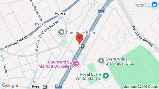 Apartments for rent i Brussels Evere - kort over placeringen