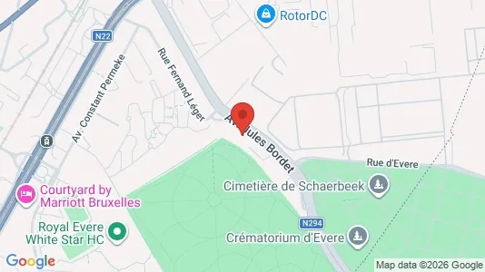 Apartments for rent i Brussels Evere - kort over placeringen