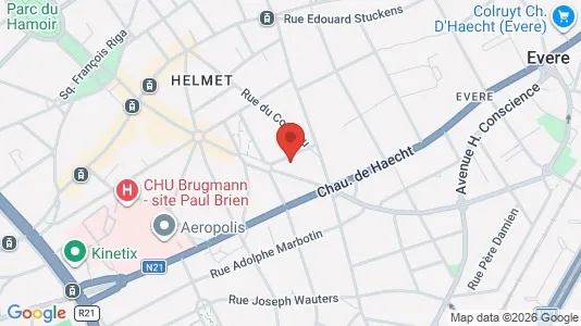 Apartments for rent i Brussels Schaarbeek - kort over placeringen