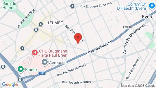 Apartments for rent i Brussels Schaarbeek - kort over placeringen