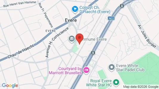 Apartments for rent i Brussels Evere - kort over placeringen