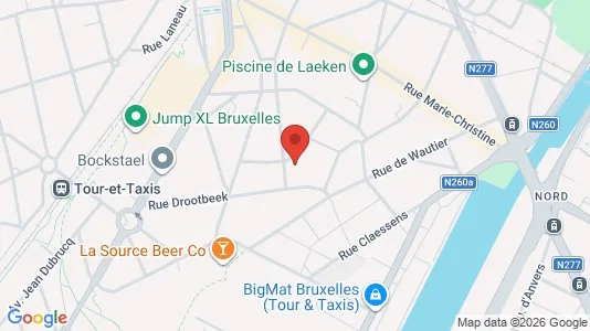 Apartments for rent i Stad Brussel - kort over placeringen