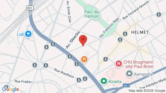 Apartments for rent i Brussels Schaarbeek - kort over placeringen