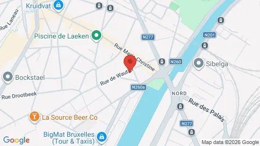 Apartments for rent i Stad Brussel - kort over placeringen