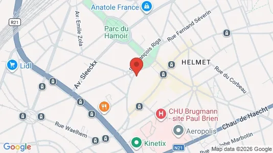 Apartments for rent i Brussels Schaarbeek - kort over placeringen