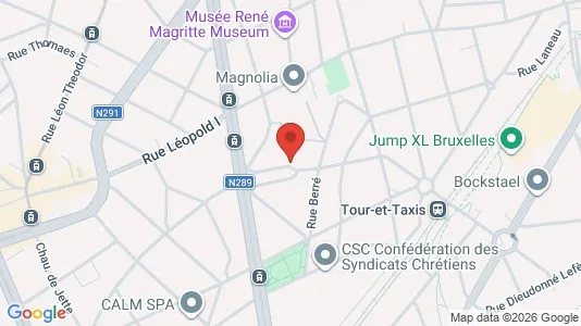 Apartments for rent i Brussels Jette - kort over placeringen